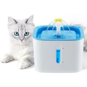 Automatic Cat Water Fountain 2.5L Pet Water Dispenser 3 Filters for Cats Dogs